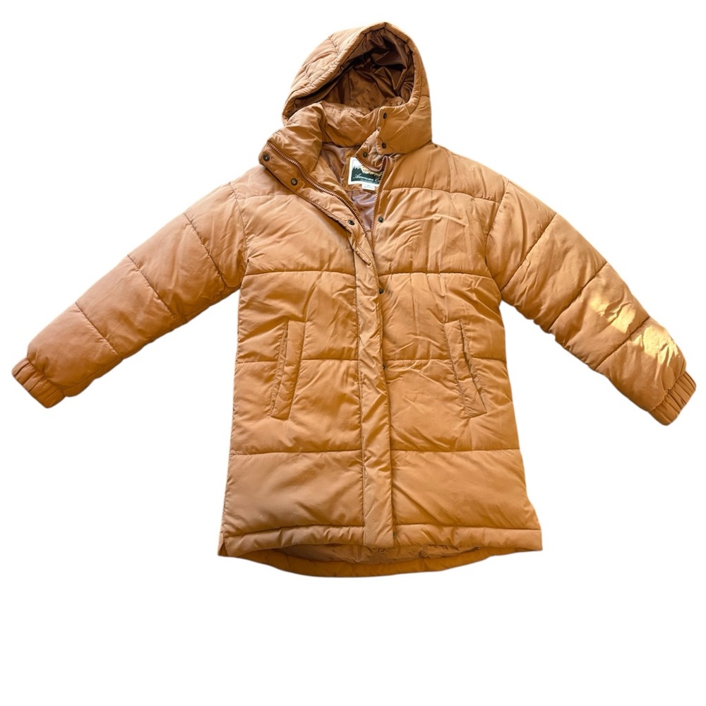 American Eagle Outfitters Warm Tan Puffer Jacket